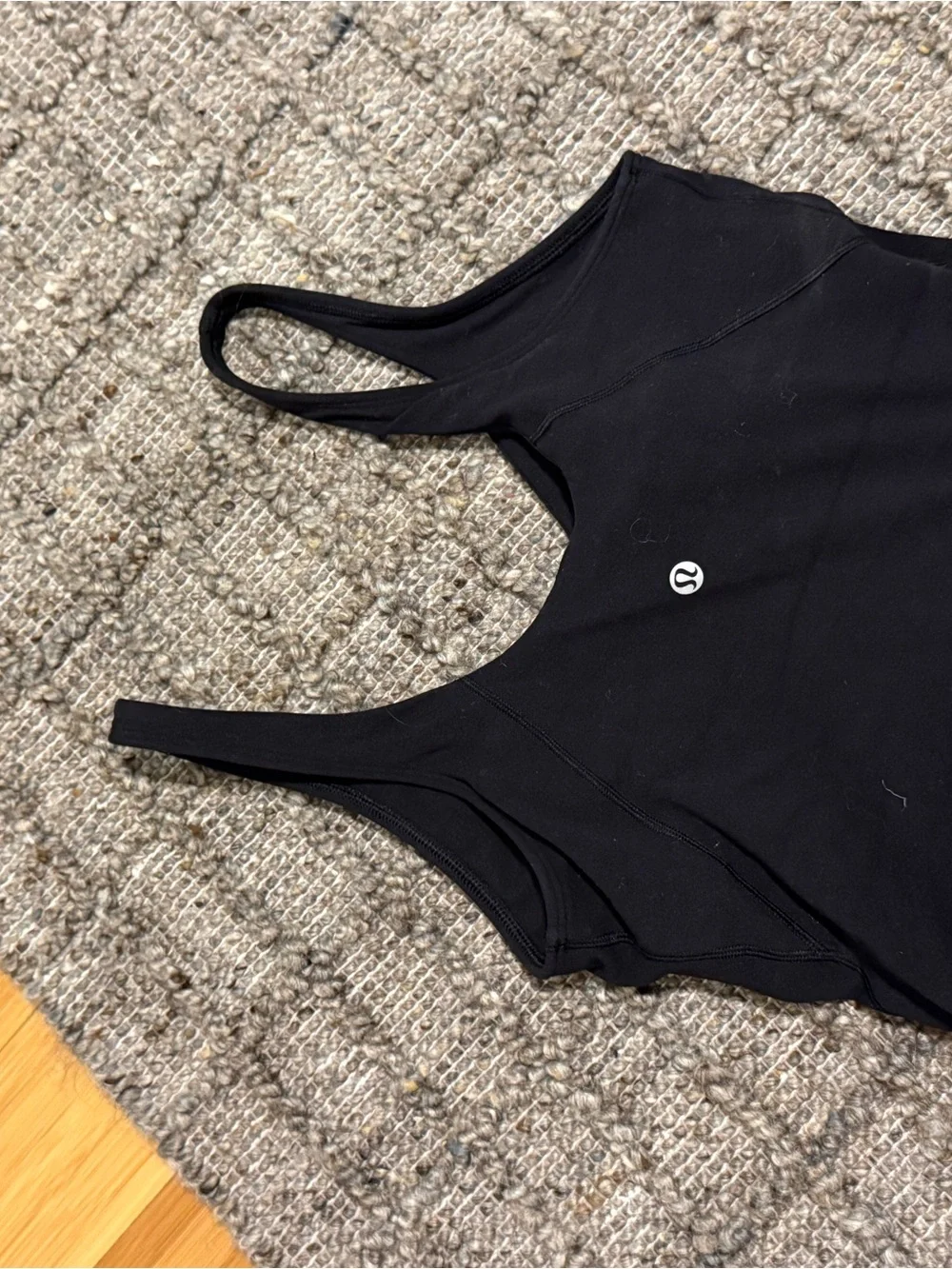 Lululemon Align Tank Seamless V-Neck Black Bralette